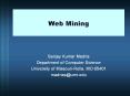 Web%20Mining PowerPoint PPT Presentation