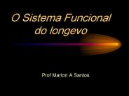 O Sistema Funcional do longevo