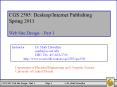 CGS 2585: Desktop/Internet Publishing PowerPoint PPT Presentation