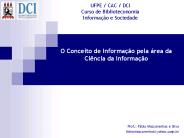 O Conceito de Informa