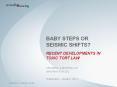 BABY STEPS OR SEISMIC SHIFTS? PowerPoint PPT Presentation