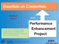 Essentials on Credentials PowerPoint PPT Presentation