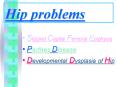 Hip problems PowerPoint PPT Presentation