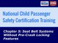 Chapter 5: Seat Belt Systems Without Pre-Crash Locking Features PowerPoint PPT Presentation