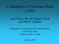 A Reanalysis of Hurricane Hazel (1954) PowerPoint PPT Presentation