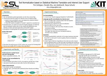 2. Experimental Setup