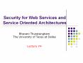 Security for Web Services and Service Oriented Architectures PowerPoint PPT Presentation