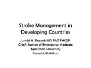 Stroke Management in Developing Countries
