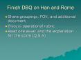 Finish DBQ on Han and Rome PowerPoint PPT Presentation