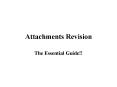 Attachments Revision PowerPoint PPT Presentation