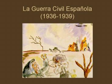 La Guerra Civil Espa