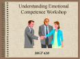 Understanding Emotional Competence Workshop PowerPoint PPT Presentation