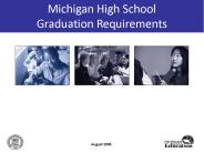 Michigan High School Graduation Requirements