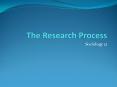 The Research Process PowerPoint PPT Presentation