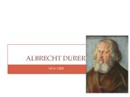 ALBRECHT DURER