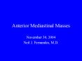 Anterior%20Mediastinal%20Masses PowerPoint PPT Presentation