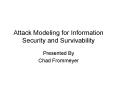Attack Modeling for Information Security and Survivability PowerPoint PPT Presentation