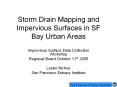 Storm Drain Mapping and Impervious Surfaces in SF Bay Urban Areas PowerPoint PPT Presentation