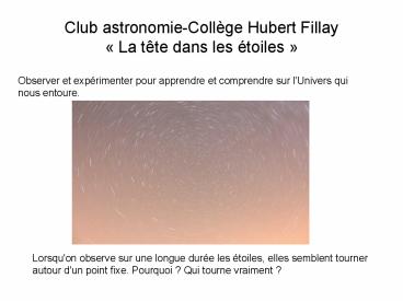 Club astronomie-Coll