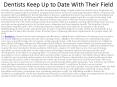 7Dentists Keep Up to Date With Their Field PowerPoint PPT Presentation