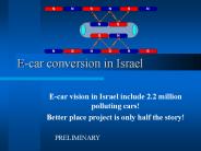 E-car conversion in Israel