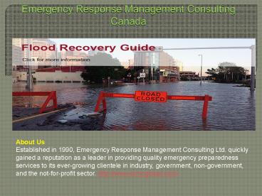 Emergency Response Plan