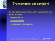 Trattamento dei campioni