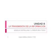 UNIDAD 8: LA TRANSMISI