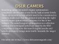 dslr camers PowerPoint PPT Presentation