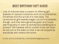 Best birthday gift guide