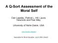 A Q-Sort Assessment of the Moral Self PowerPoint PPT Presentation