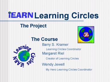 Learning Circles