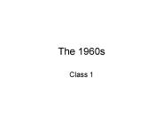 The 1960s