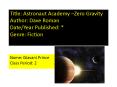 Title: Astronaut Academy  PowerPoint PPT Presentation