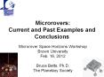 Microrovers: Current and Past Examples and Conclusions PowerPoint PPT Presentation