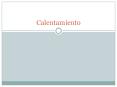 Calentamiento PowerPoint PPT Presentation