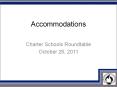 Accommodations PowerPoint PPT Presentation