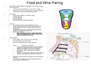 Food and Wine Pairing