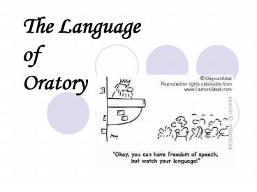 The Language of Oratory