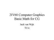 2IV60 Computer Graphics Basic Math for CG