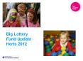 Big Lottery Fund Update Herts 2012 PowerPoint PPT Presentation