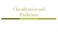 Classification and Prediction PowerPoint PPT Presentation