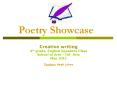 Poetry Showcase PowerPoint PPT Presentation