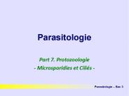 Parasitologie
