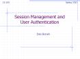 Session Management and User Authentication PowerPoint PPT Presentation