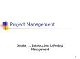 Project Management PowerPoint PPT Presentation