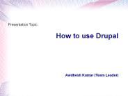 Drupal Installation Tutorial