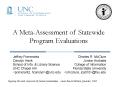 A Meta-Assessment of Statewide Program Evaluations PowerPoint PPT Presentation