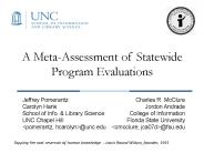 A Meta-Assessment of Statewide Program Evaluations