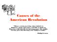 Causes of the American Revolution PowerPoint PPT Presentation